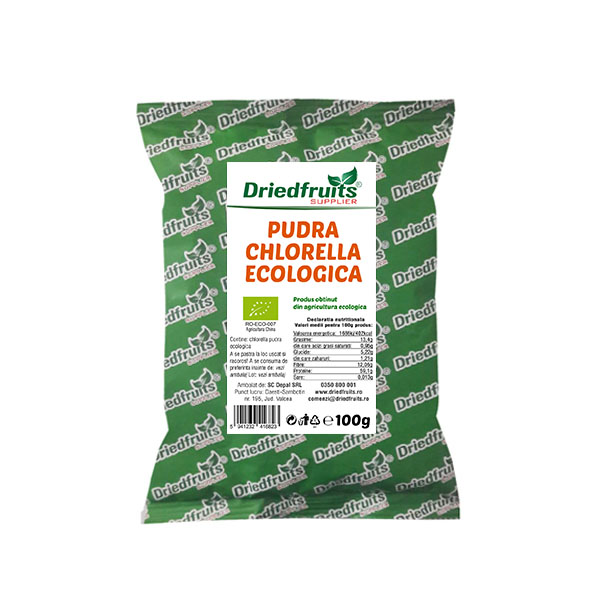 Chlorella Pudra BIO Driedfruits – 100 g Dried Fruits Pudre Nutritive